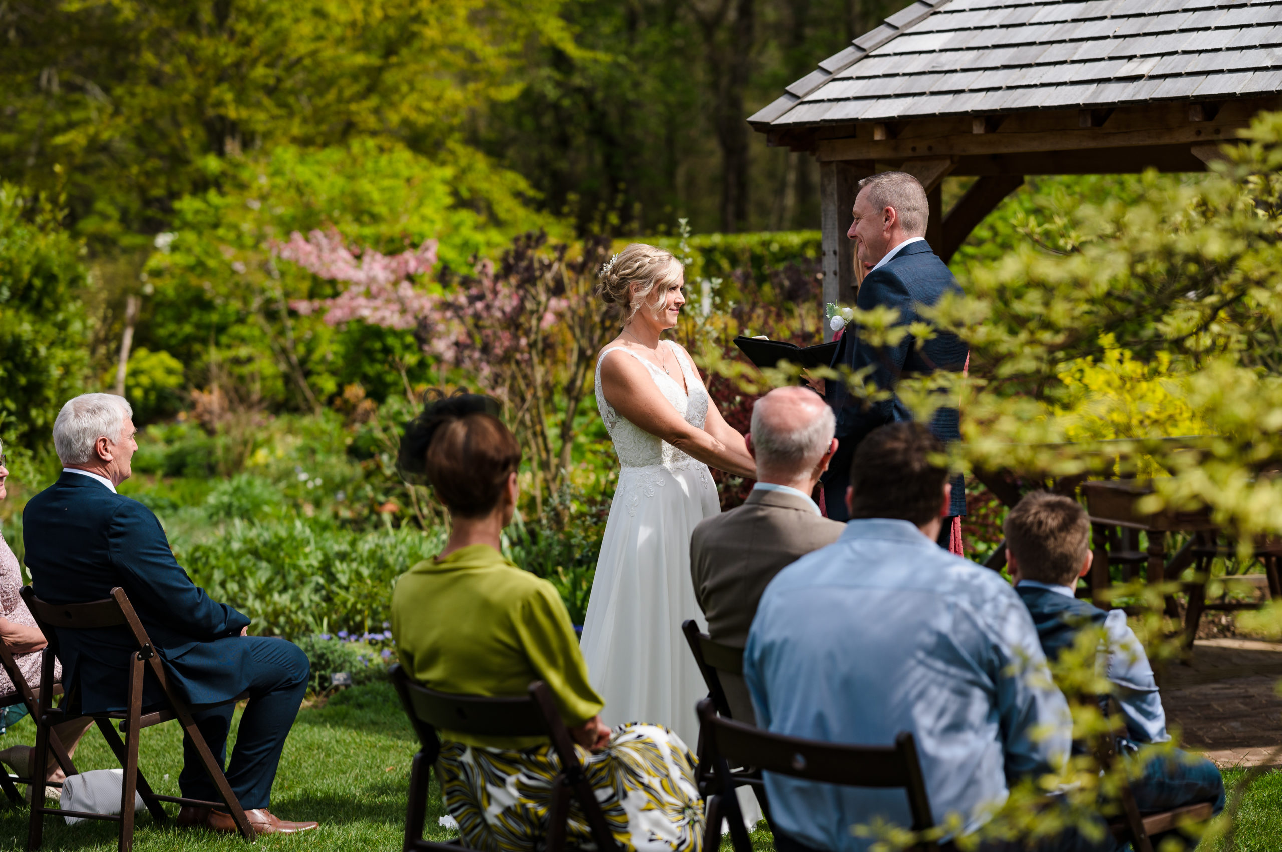 Barnsdale Gardens wedding ceremony