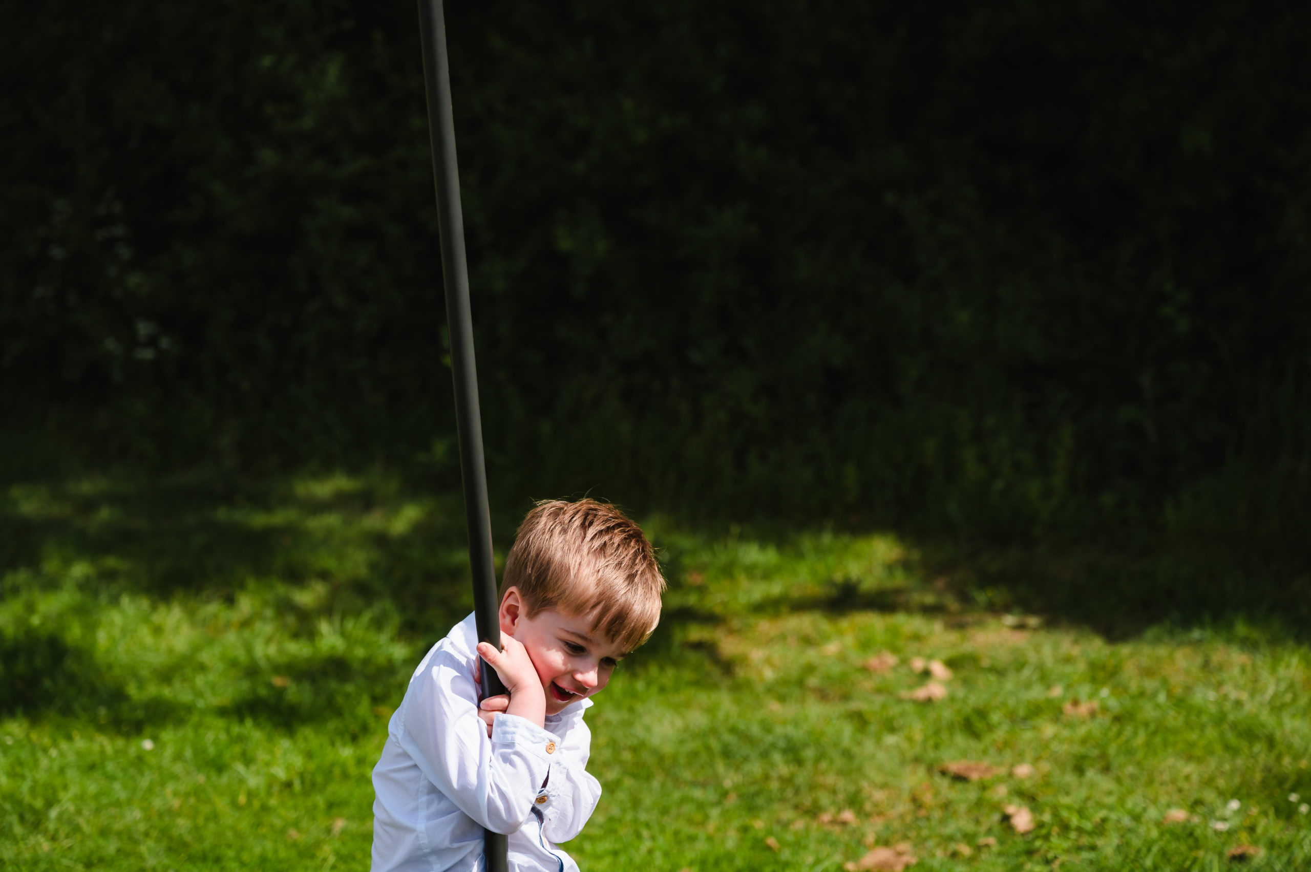 little boy on zipline family photoshoot rutland