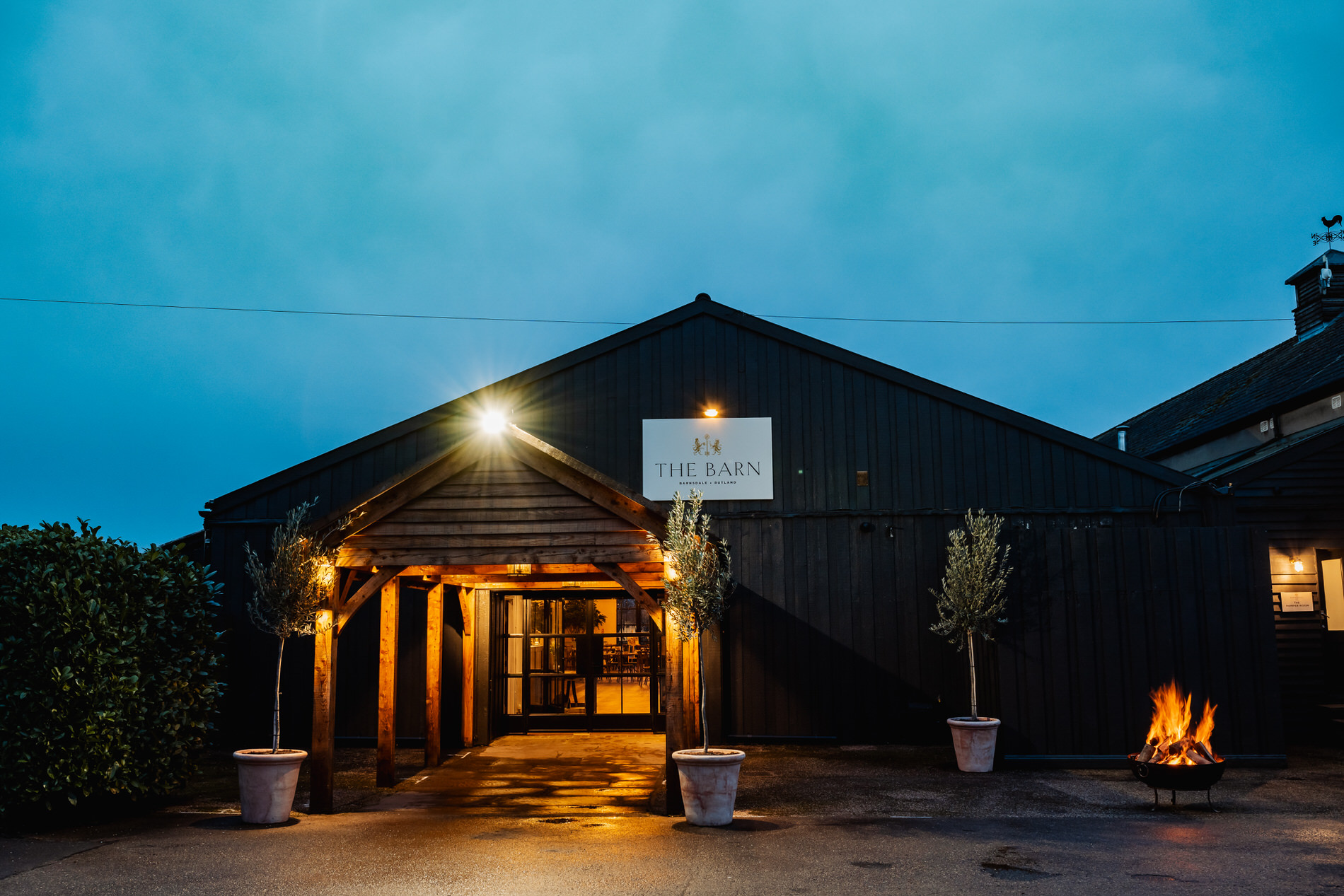 The Barnsdale wedding barn